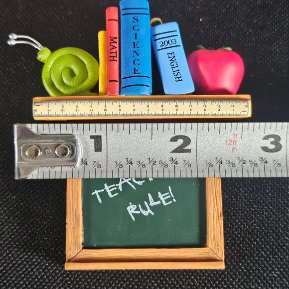 Hallmark 2003 Teachers Rule Christmas Ornament QXG 8629. New - Picture 10 of 10